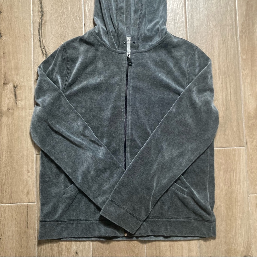 Jones New York Sport Velour Zip Hoodie
